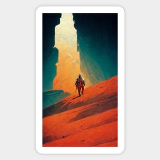 Walk in the Canyon Sticker